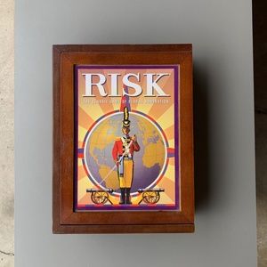 Hasbro Risk - Vintage Wood Book Edition - Board Game